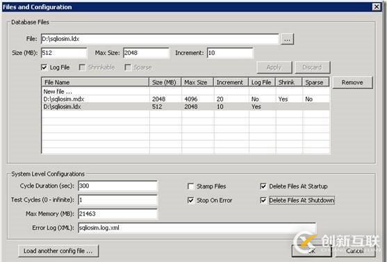 SQLIOSim 模拟SQLServer的行为来测试IO性能