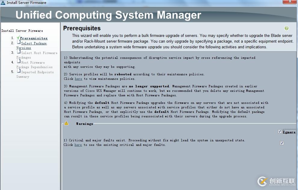 将UCS Manager从2.1(3a)升级到2.2(5b)