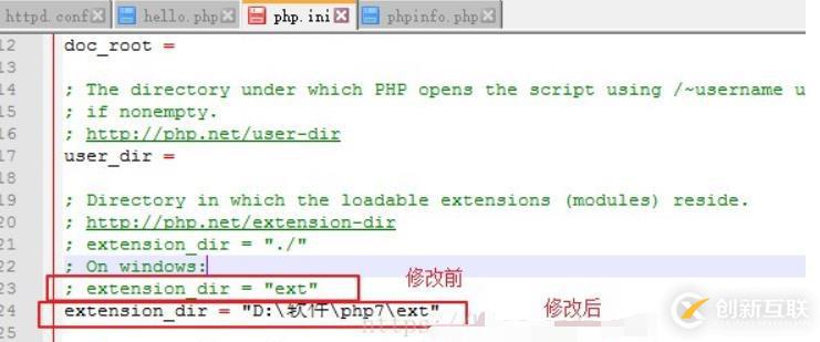 php mysql环境和Apache环境的搭建