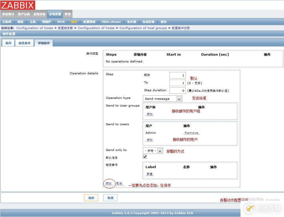 Zabbix邮件报警