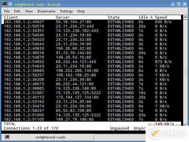 Linux服务器上监控网络带宽的18个常用命令和工具；