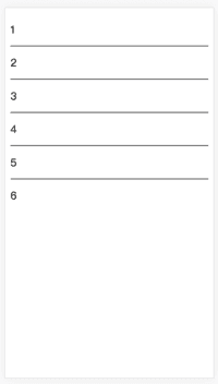 如何利用css3设置没有上下边的列表间隔线