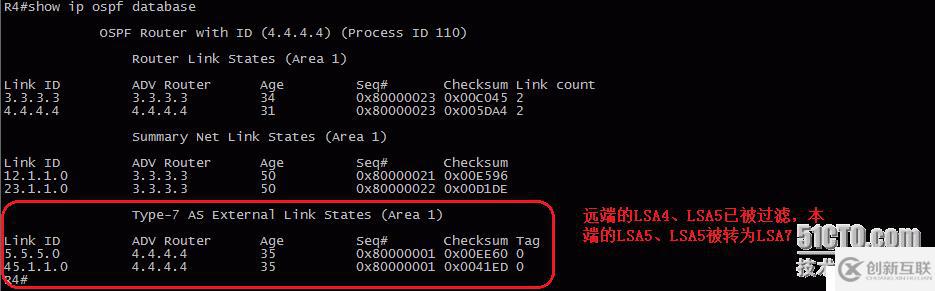 22、OSPF配置实验之特殊区域NSSA