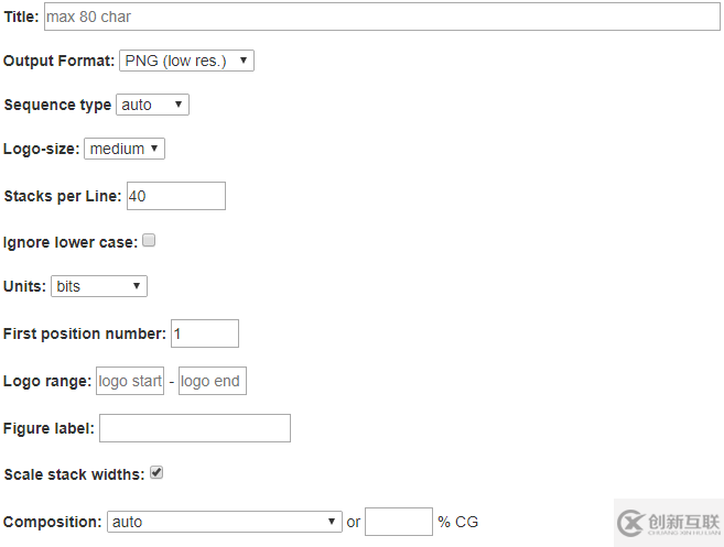 如何使用WebLogo可视化motif