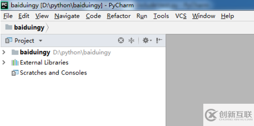 pycharm创建工程的方法