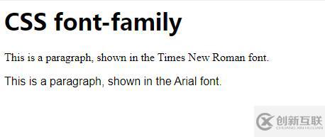 如何在css中可以通过“font-family”属性来设置字体