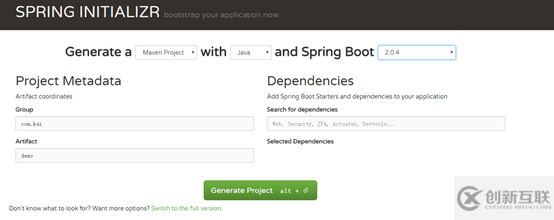 Spring Boot + Mybatis + Spring MVC环境配置中Spring Boot如何实现初始化以及依赖添加