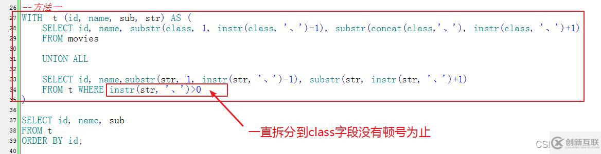 SQL字符串的合并与拆分实例代码分析