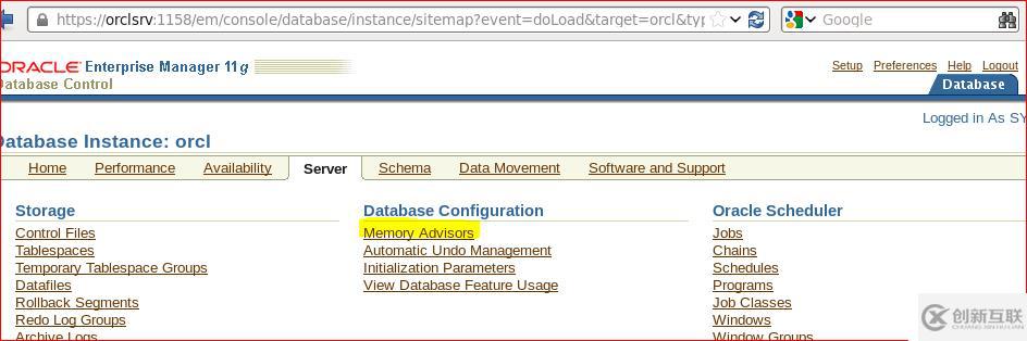 Oracle 11g R2 体系结构