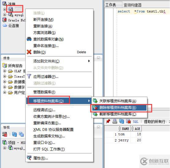 MYSQL数据库迁移到ORACLE数据库