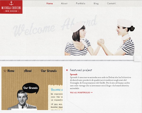 二十五款国外复古的网站设计欣赏