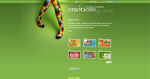 网页设计色彩搭配实例：绿色配色技巧