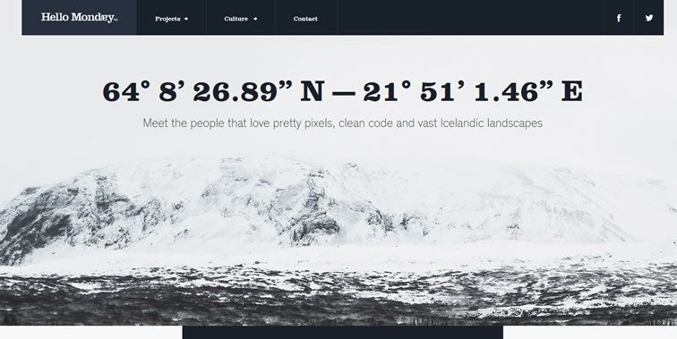 30个最简单的网页设计欣赏