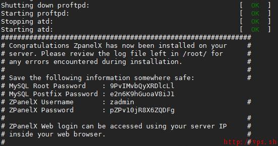 香港VPS面板ZPanel安装教程及简单的应用说明