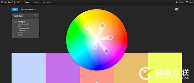 Web设计的配色方案和工具