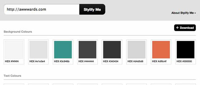 Web设计的配色方案和工具
