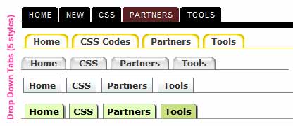 网站制作7个高级CSS菜单综述