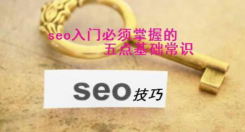 seo入门必须掌握五点基础常识