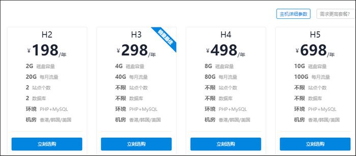 创新互联香港云虚拟主机价格