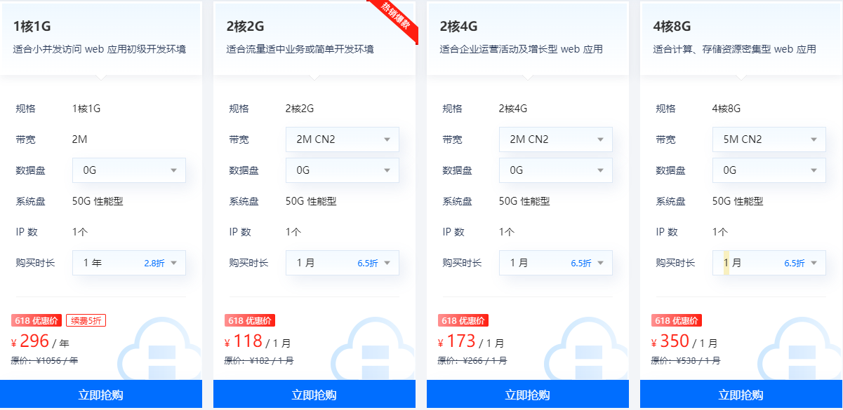 创新互联香港云服务器配置价格