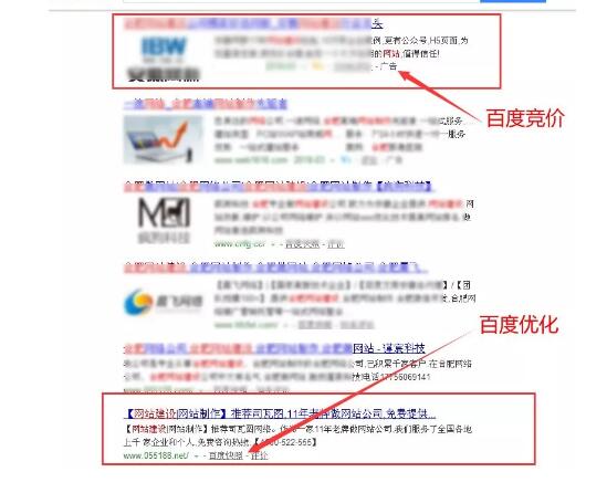 百度竞价排名与网站自然优化的区别是什么?